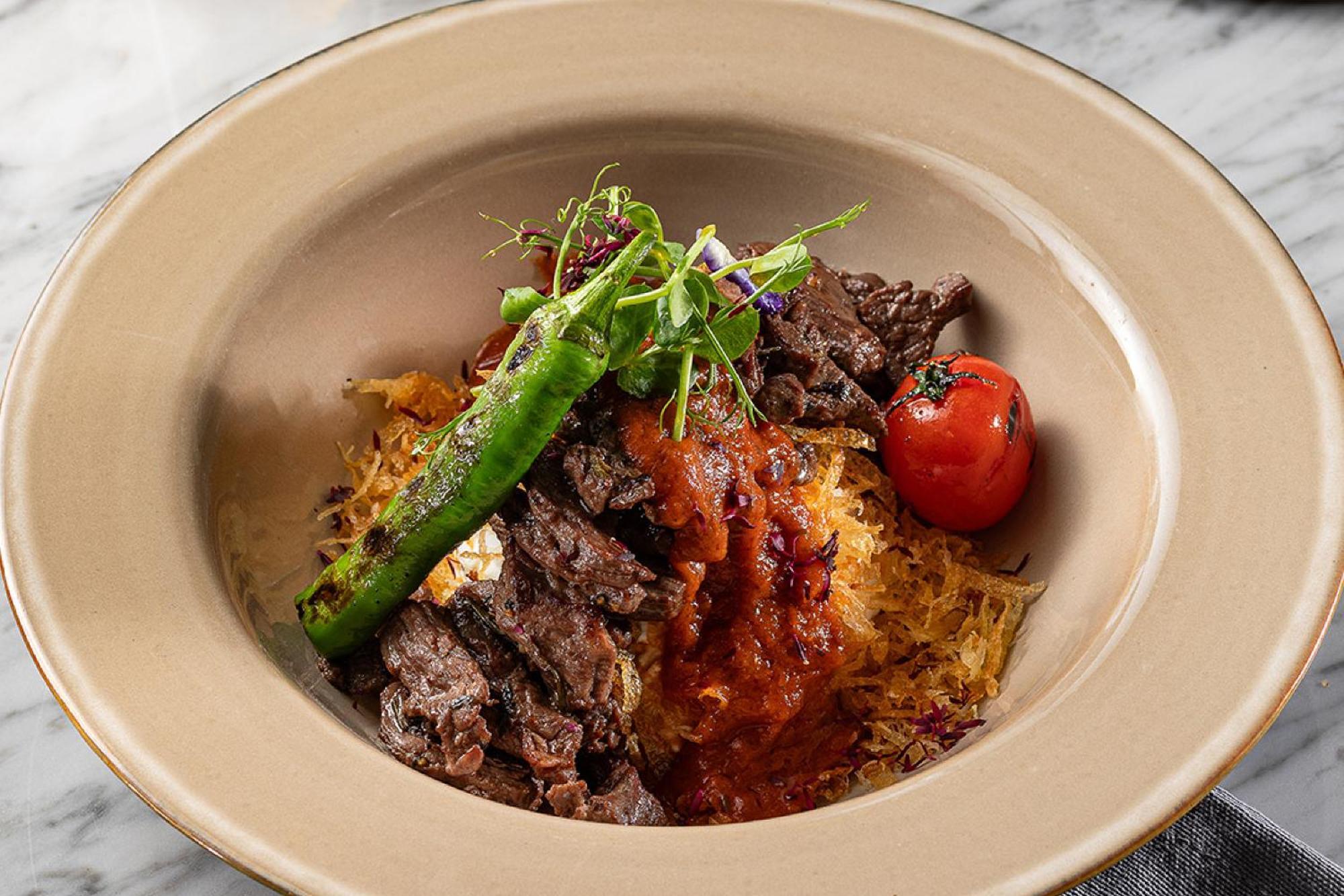 Stayso The House Hotel اسطنبول المظهر الخارجي الصورة A plate of bistek